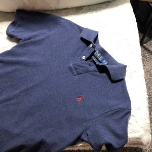 POLO Ralph Lauren men’s polos, navy, slim fit S